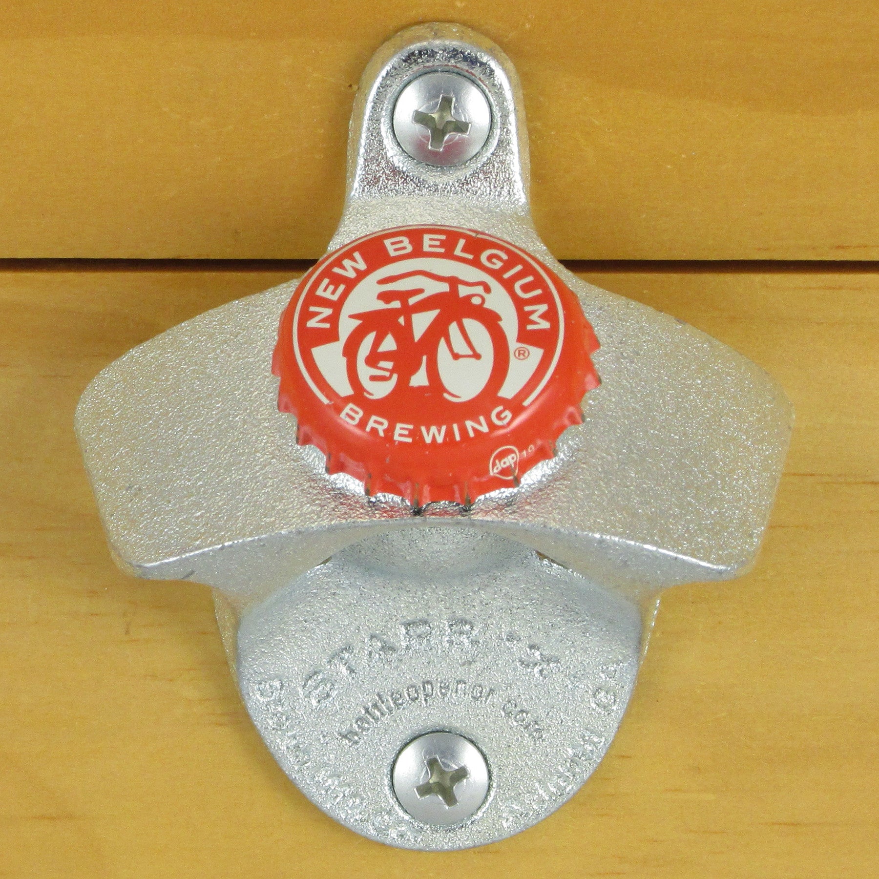 Wall Mounted Magnetic Bottle Opener - Holds over 100 Caps